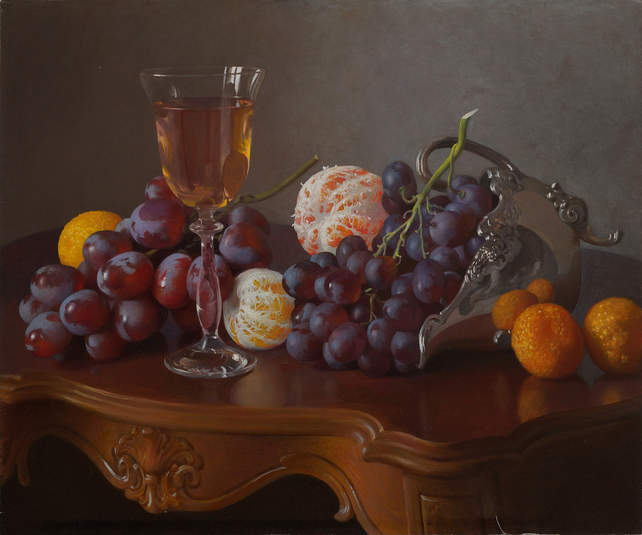 Виноград и апельсины - 1, Александр Саидов, Купить картину Масло