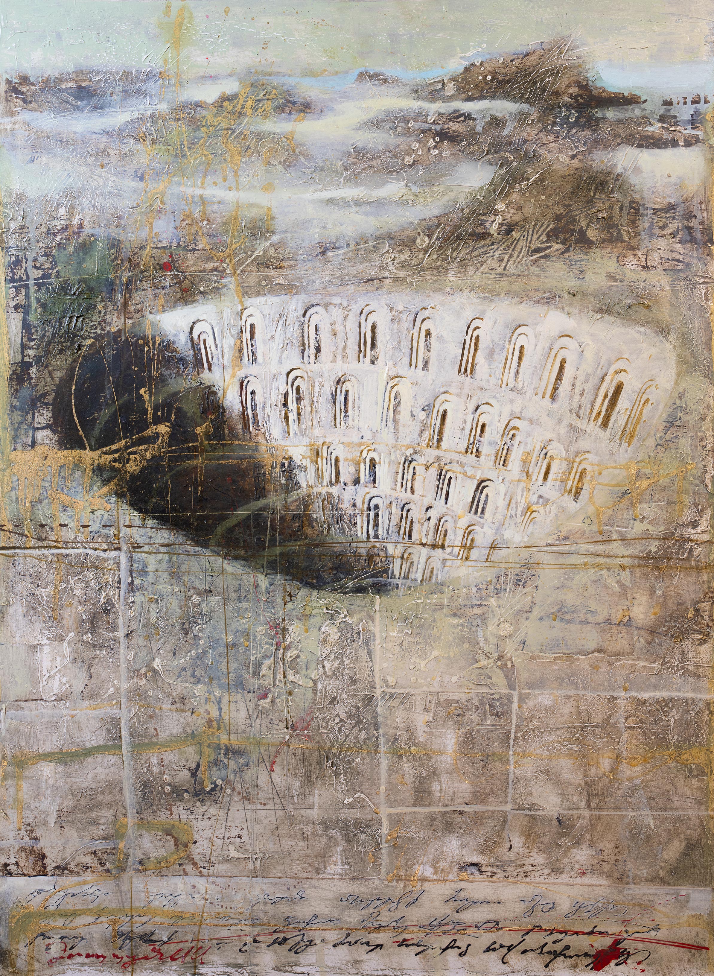 Потерянный город, Армен Гаспарян, Купить картину Смешанная техника