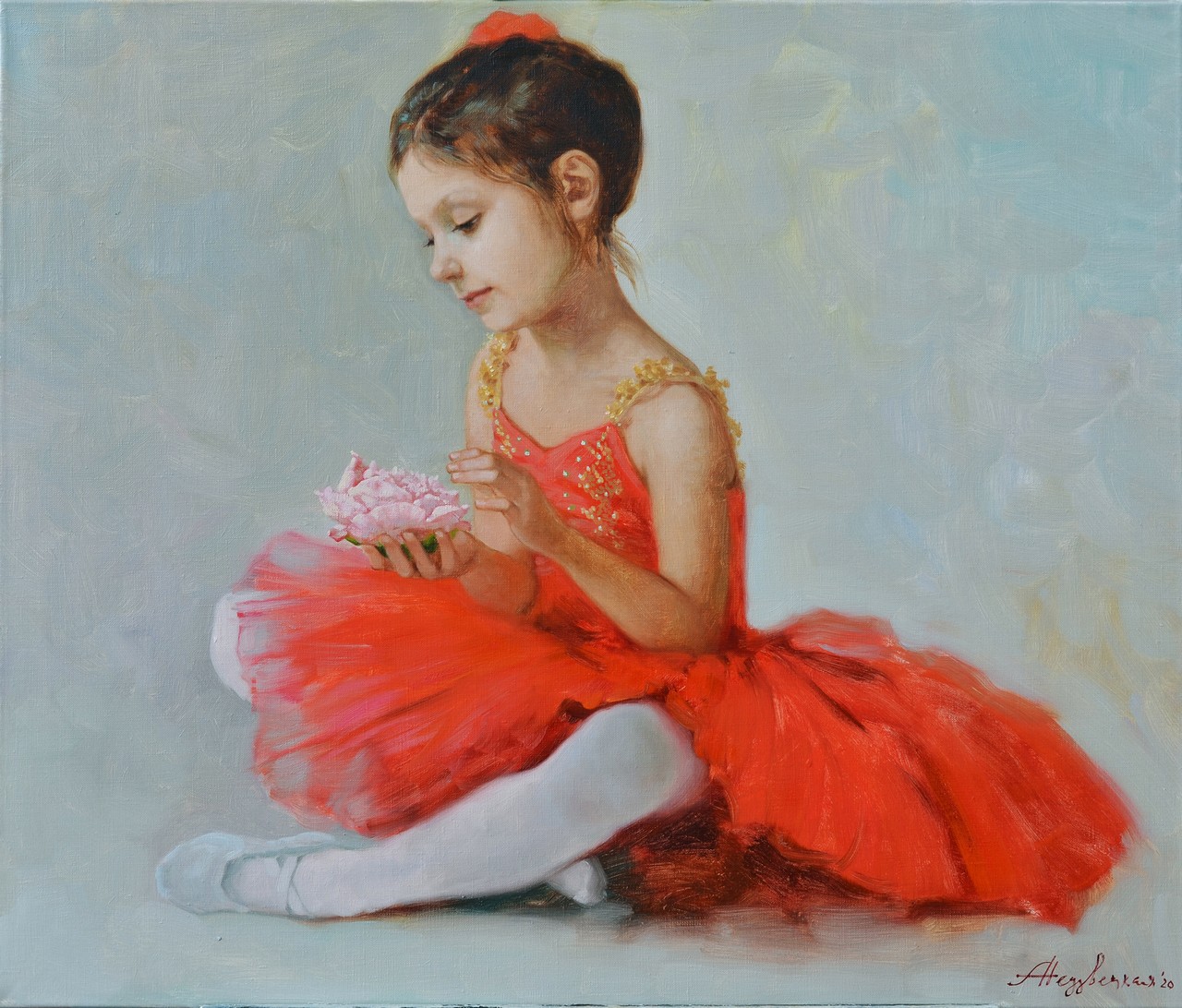 Маленькая балерина - 1, Александра Недзвецкая, Купить картину Масло