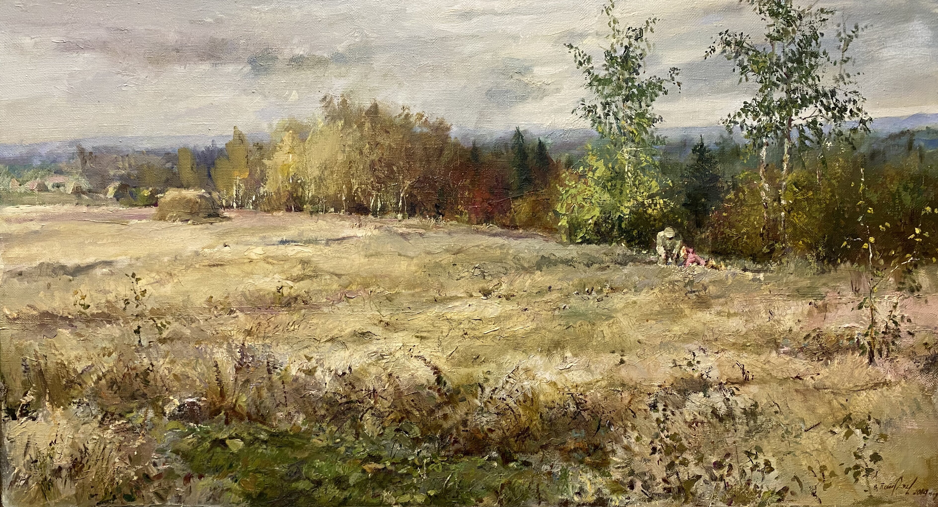 Сентябрь. Грибная пора - 1, Вячеслав Петряев, Купить картину Масло