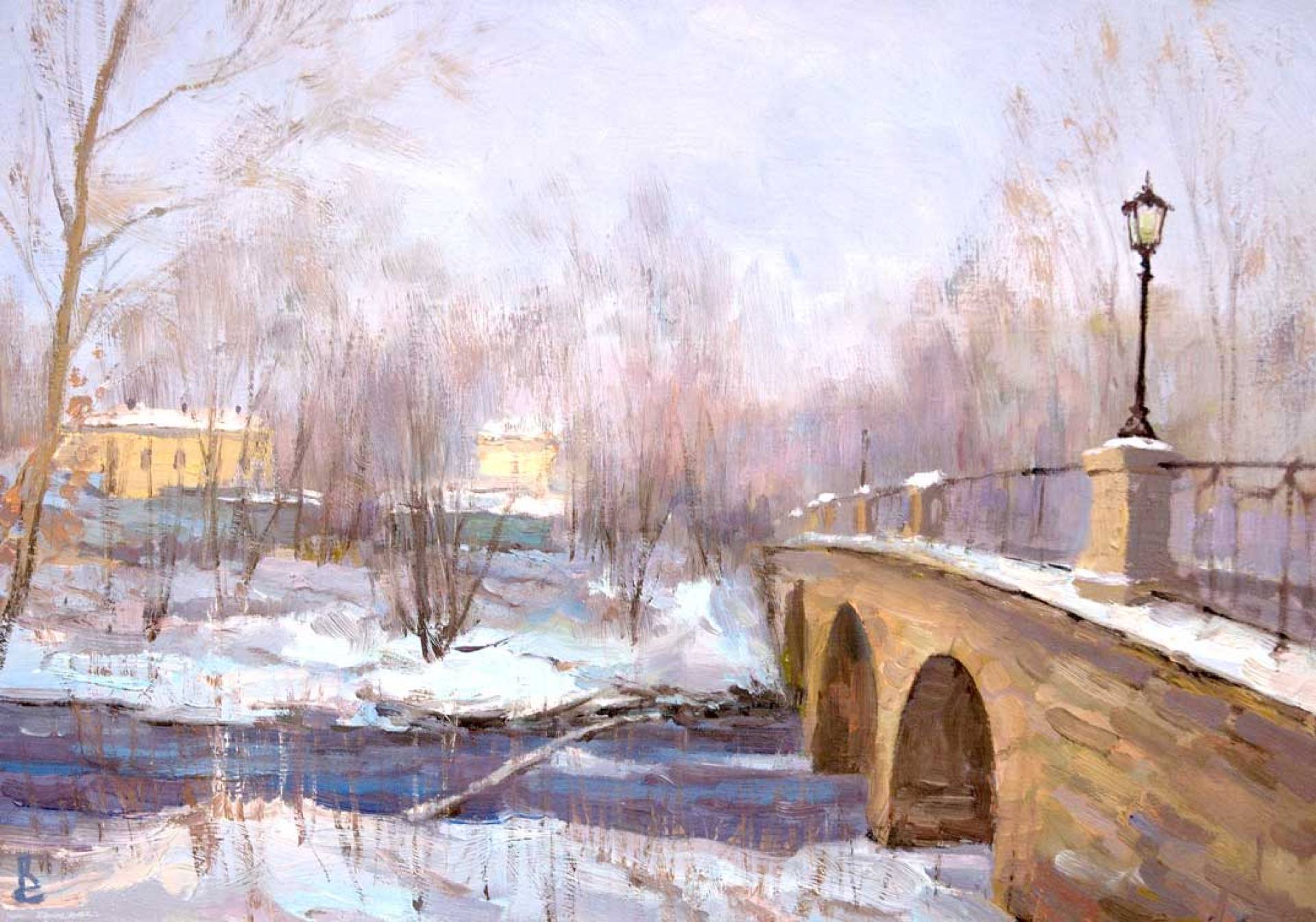 Царский мост. Екатеринбург - 1, Сергей Волков , Купить картину Масло