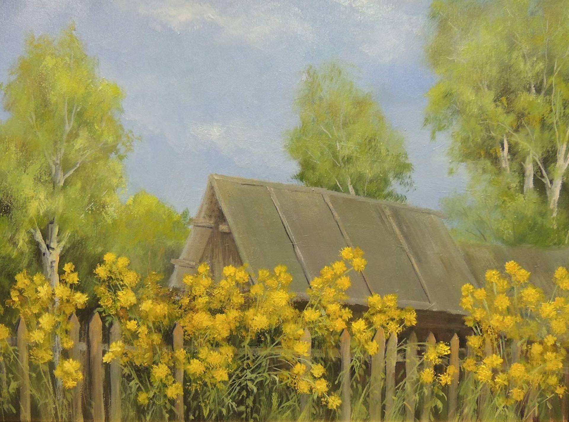 Золотые шары - 1, Анна Селенских , Купить картину Масло