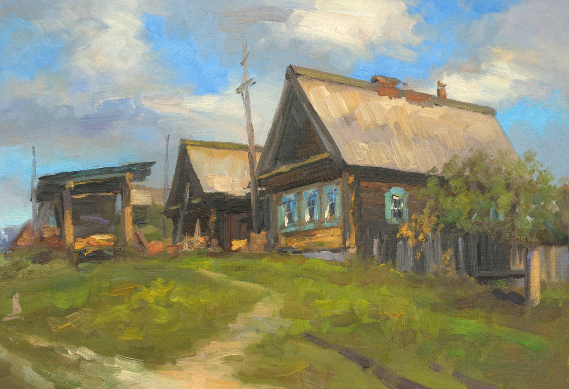Чусовое. Полдень - 1, Сергей Волков , Купить картину Масло
