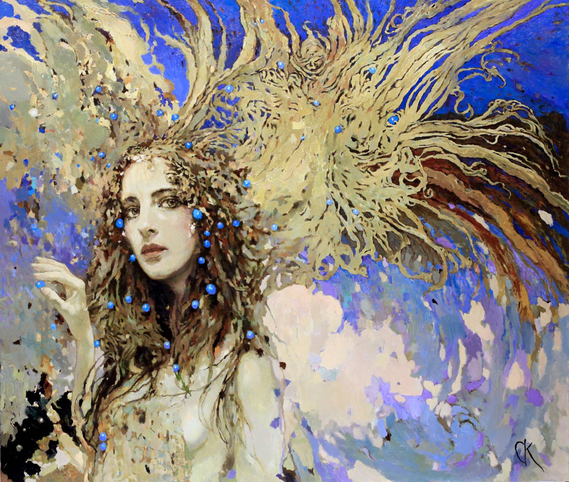 Ангел с осенью в сердце  - 1, Станислав Крупп, Купить картину Масло