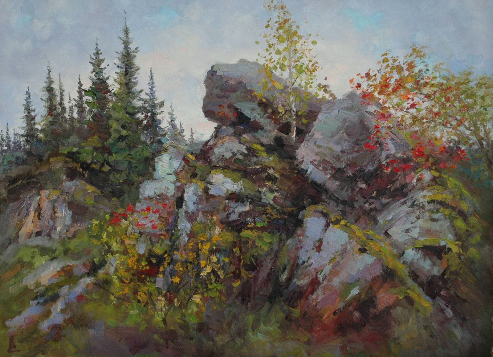 Камни уральские - 1, Сергей Волков , Купить картину Масло