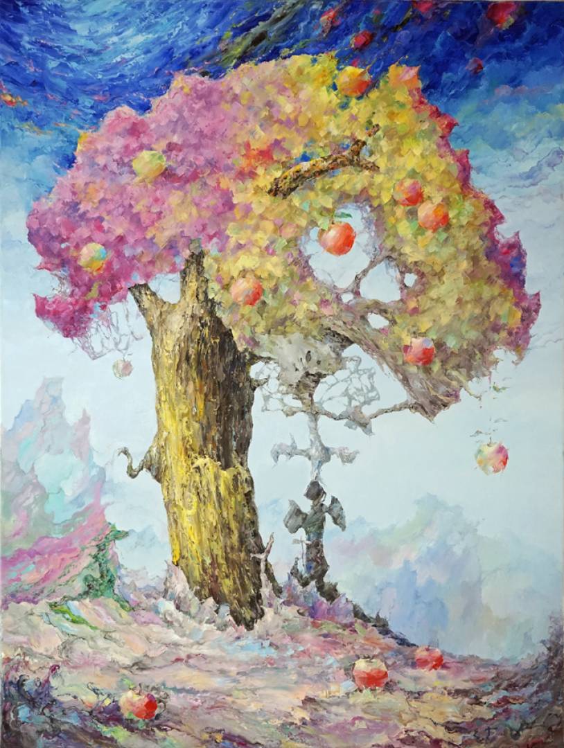 Библейское дерево  - 1, Евгений Гусельников, Купить картину Масло