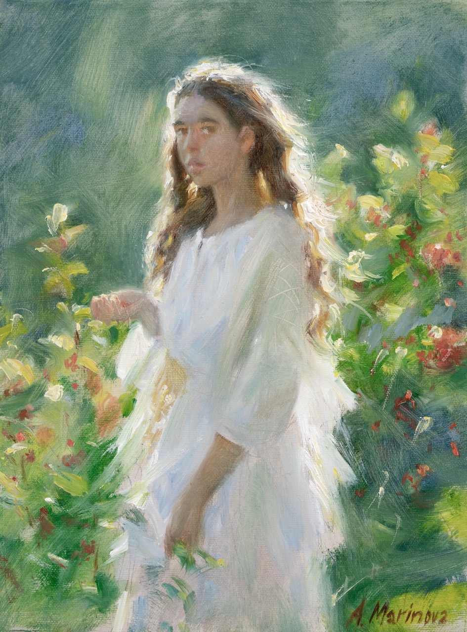 В саду - 1, Анна Маринова, Купить картину Масло