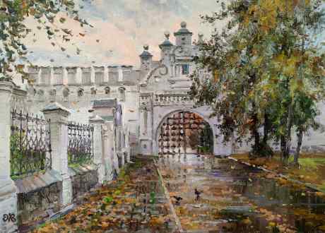 У ворот Покровского монастыря