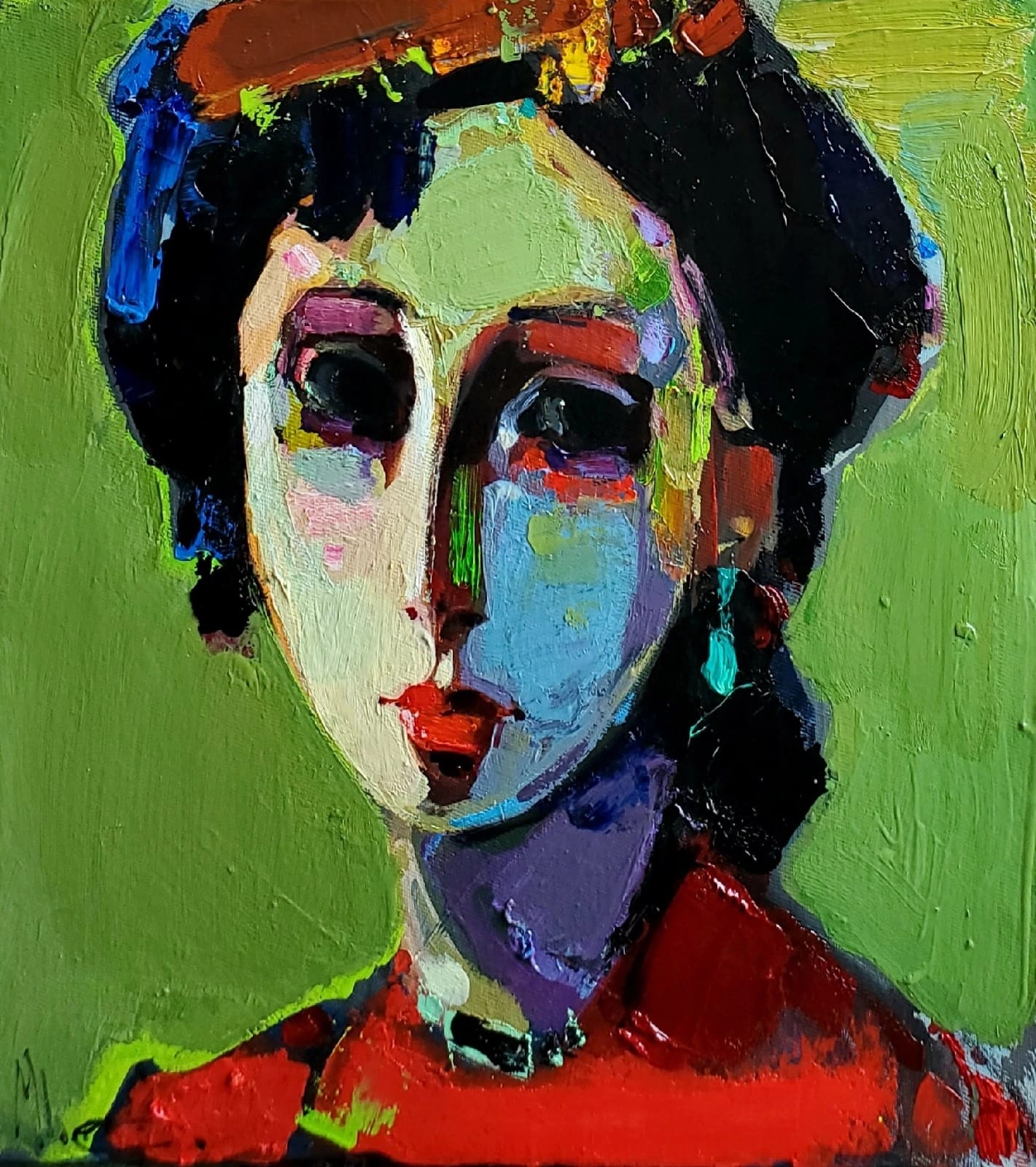 Портрет девушки - 1, Мгер Чатинян, Купить картину Масло