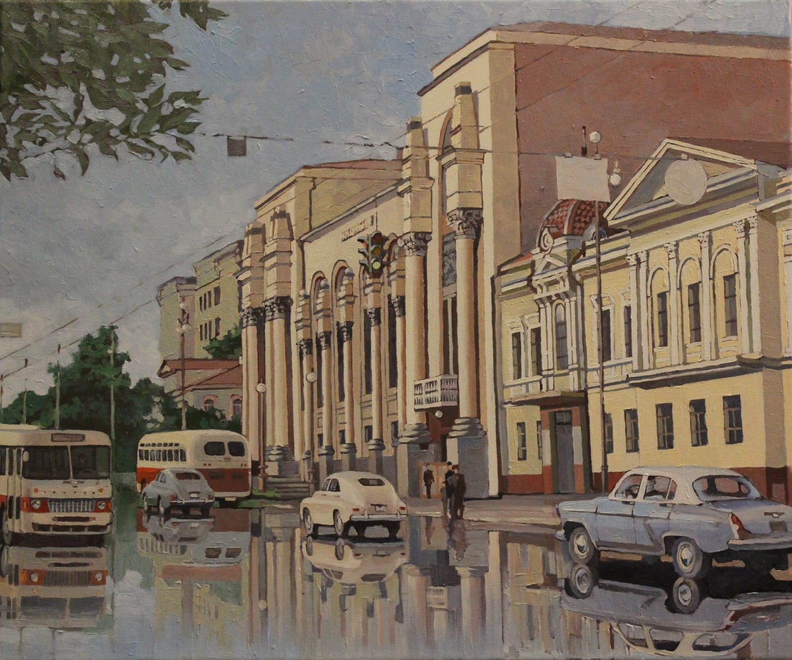 Свердловская филармония, омыта ливнем - 1, Андрей Сергеев , Купить картину Масло