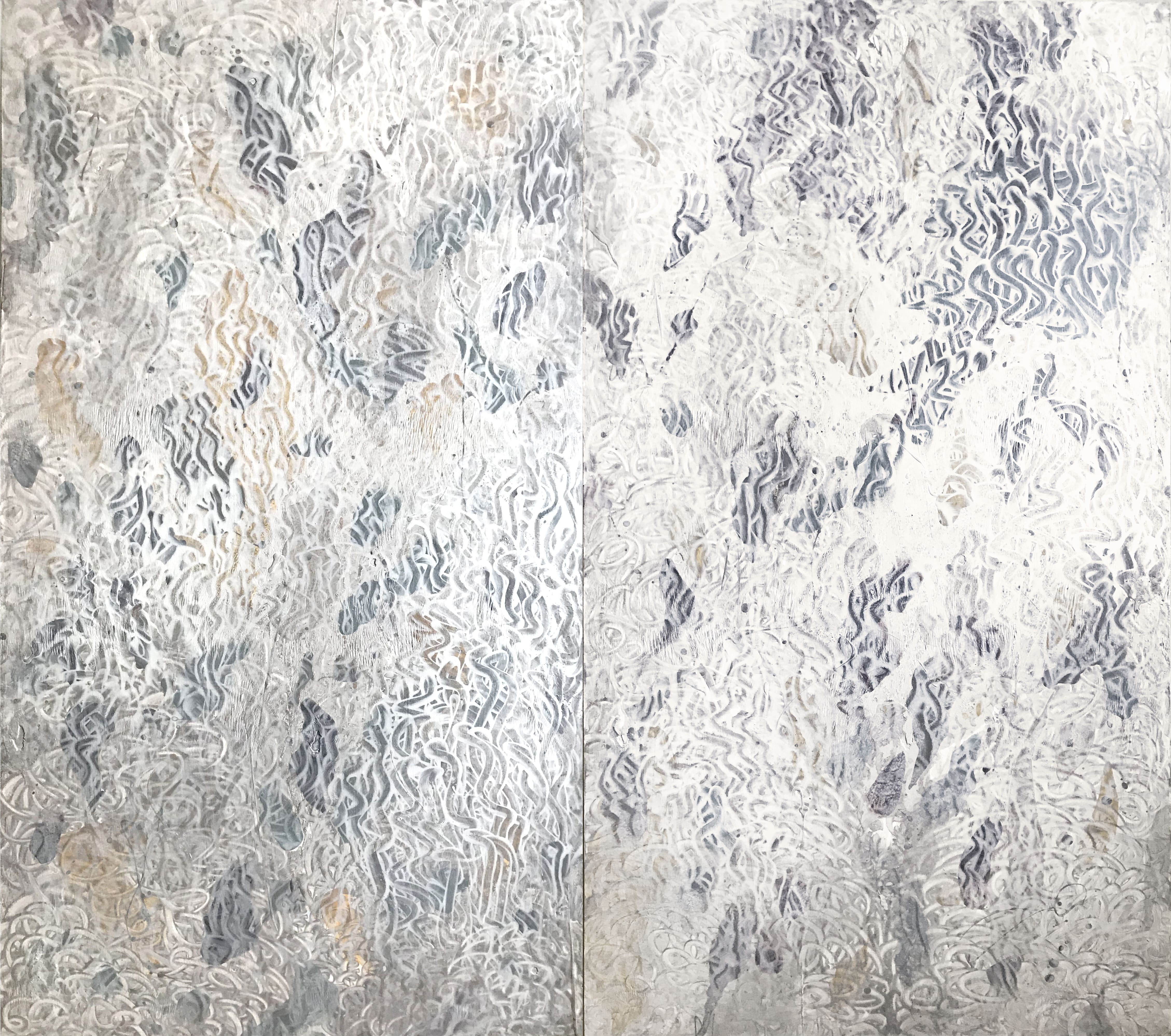 Double fog (Diptych) - 1, Алексей Иванов, Купить картину Акрил