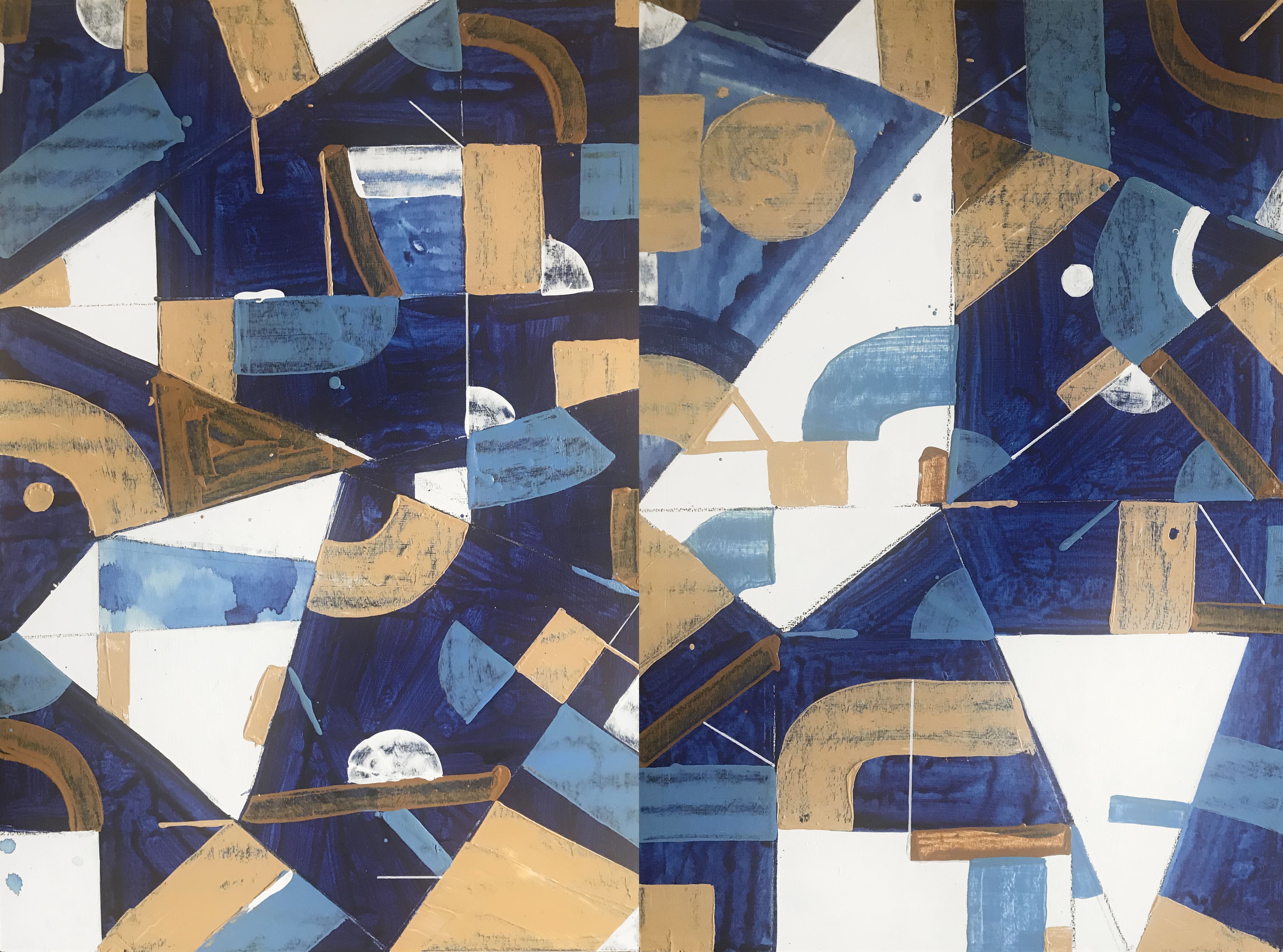 Edges (diptych) - 1, Алексей Иванов, Купить картину Акрил