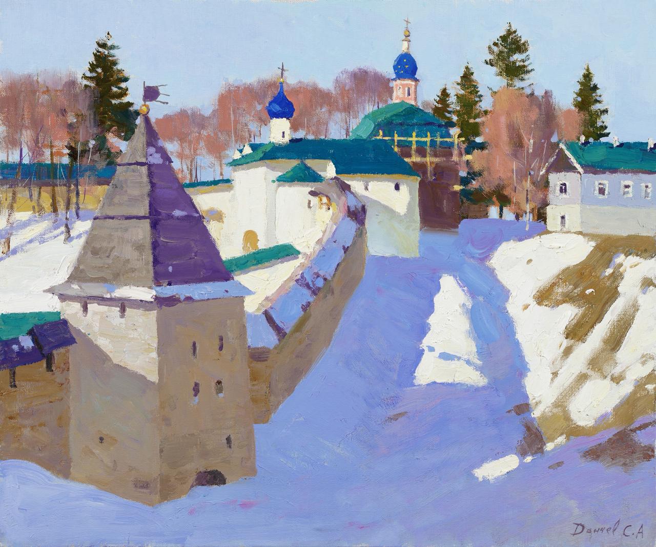 Свято-Успенский Псково-Печерский монастырь - 1, Сергей Данчев, Купить картину Масло