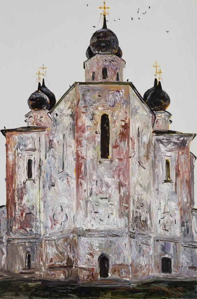 Войковский собор - 1, Дмитрий Мясников, Купить картину Масло