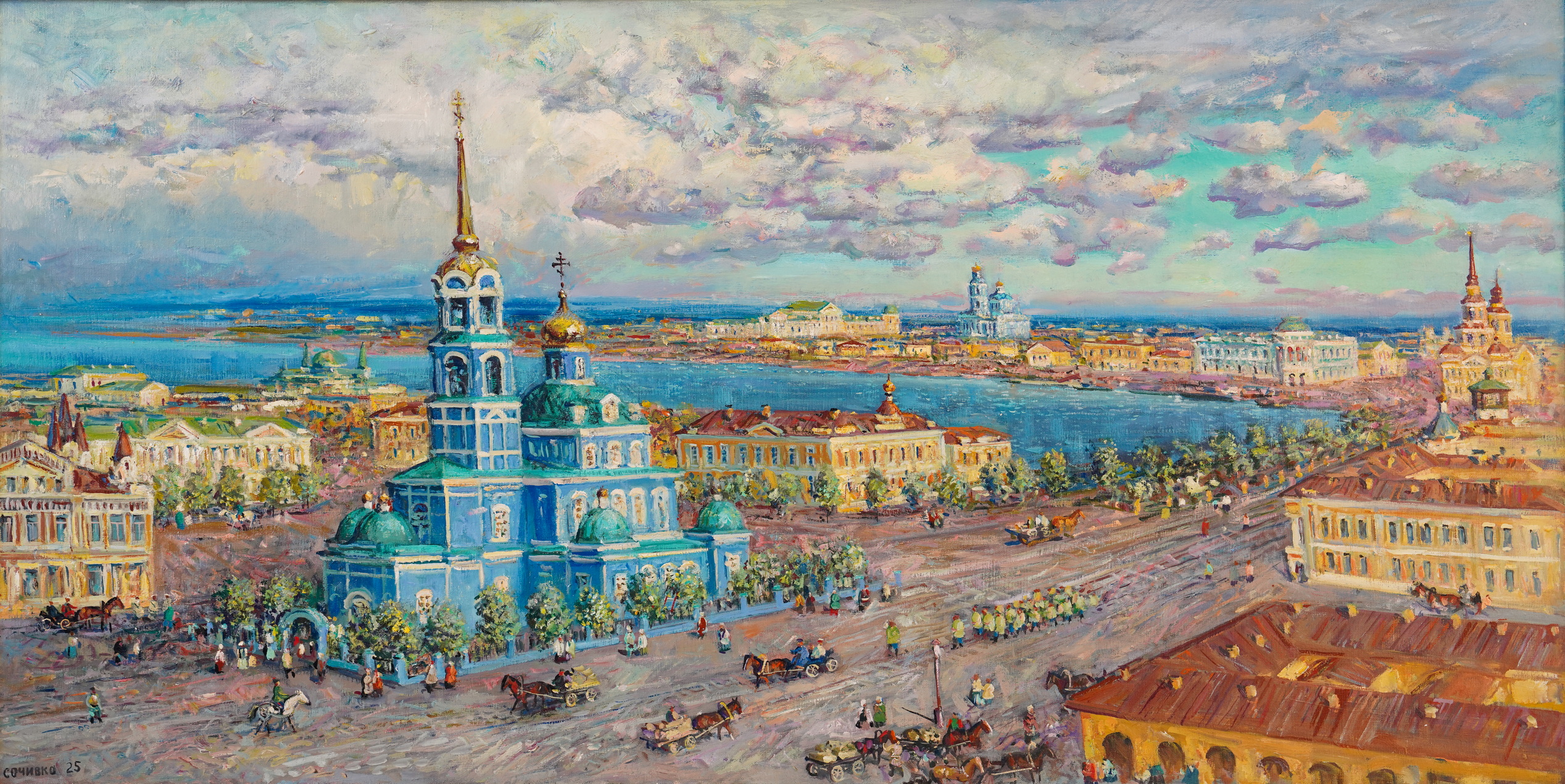 Главная площадь - 1, Сергей Сочивко, Купить картину Масло