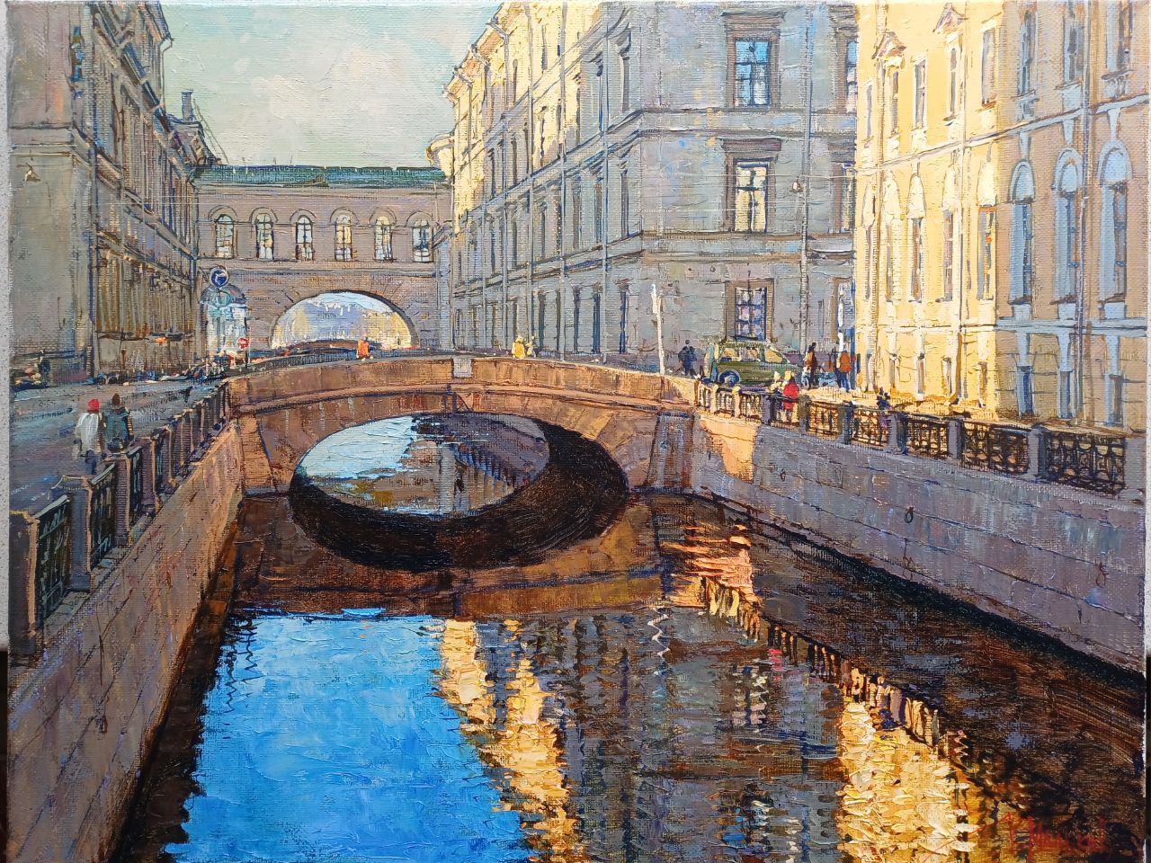 Зимняя канавка - 1, Кирилл Мальков, Купить картину Масло