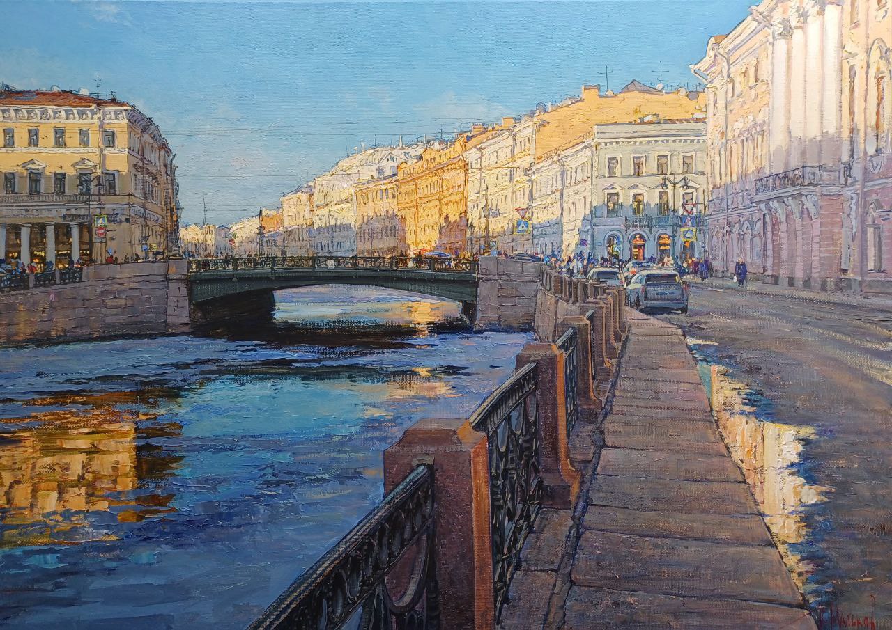 Зеленый мост - 1, Кирилл Мальков, Купить картину Масло