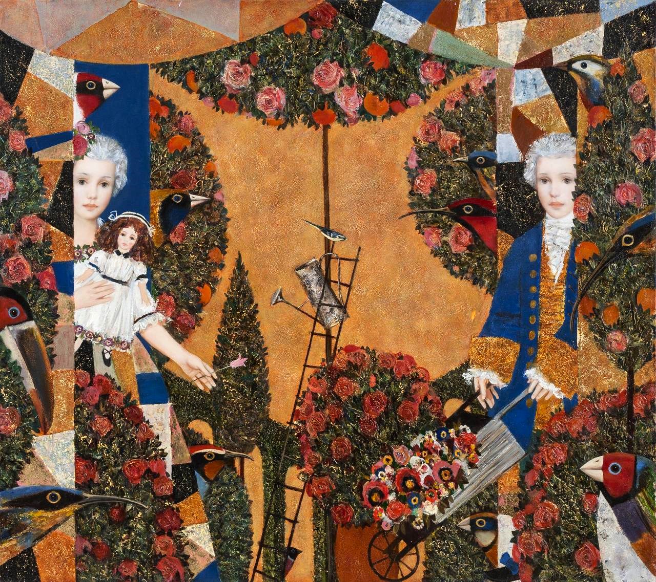 Таинственный сад - 1, Павел Покидышев , Купить картину Масло