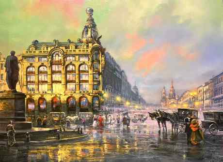 На Невском. Вечер