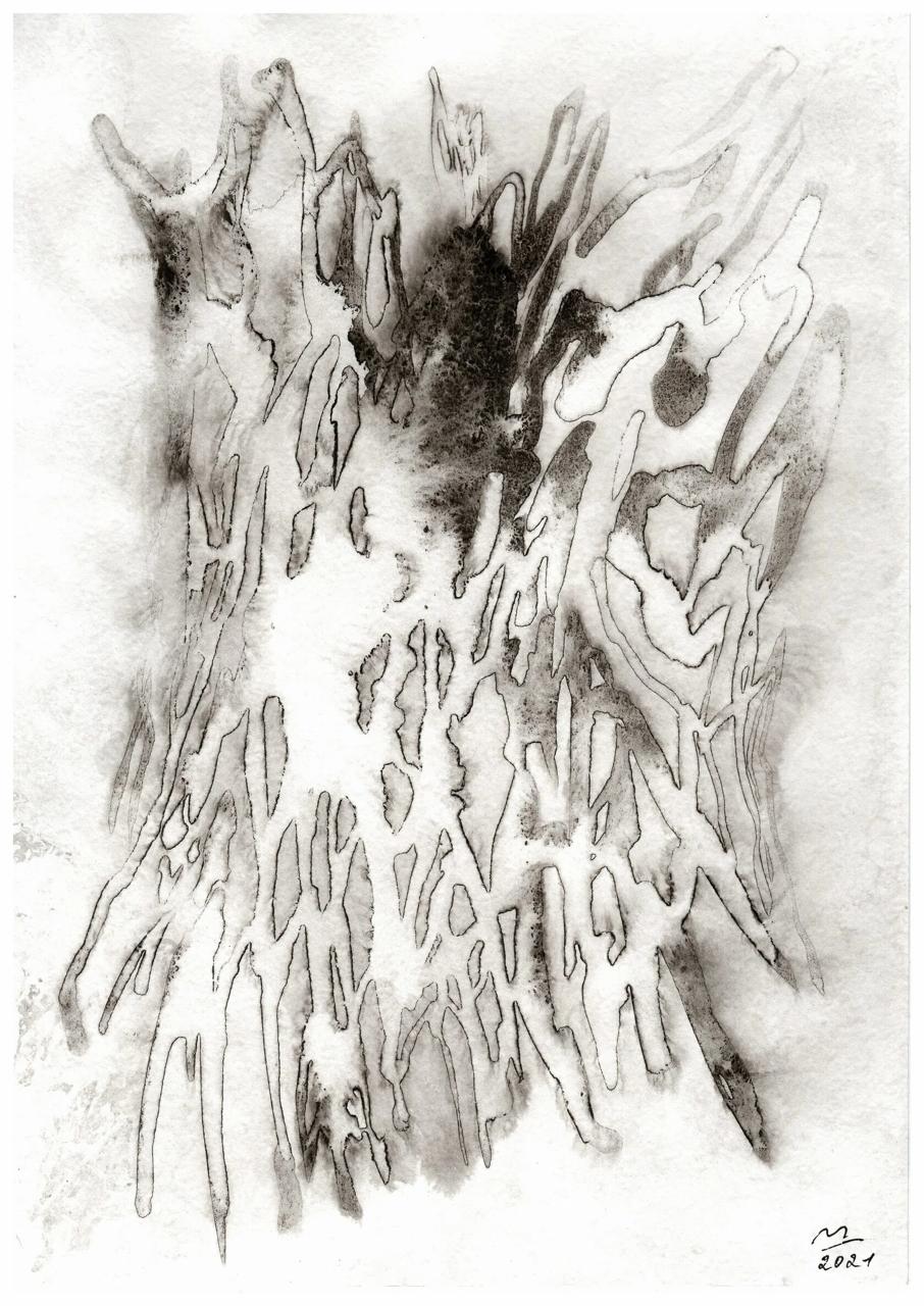 Слой 358 - 1, Борис Макаров, Купить картину Тушь