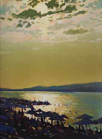 Закат в бухте