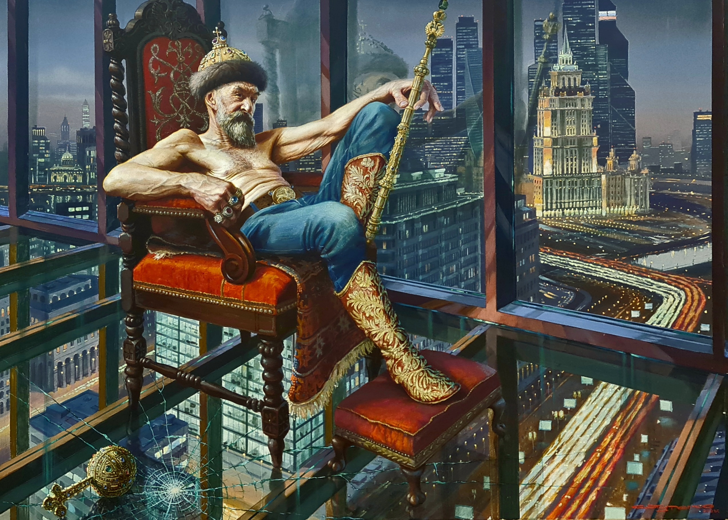 Иоанн Грозный. Трансформация - 1, Станислав Плутенко, Купить картину Масло