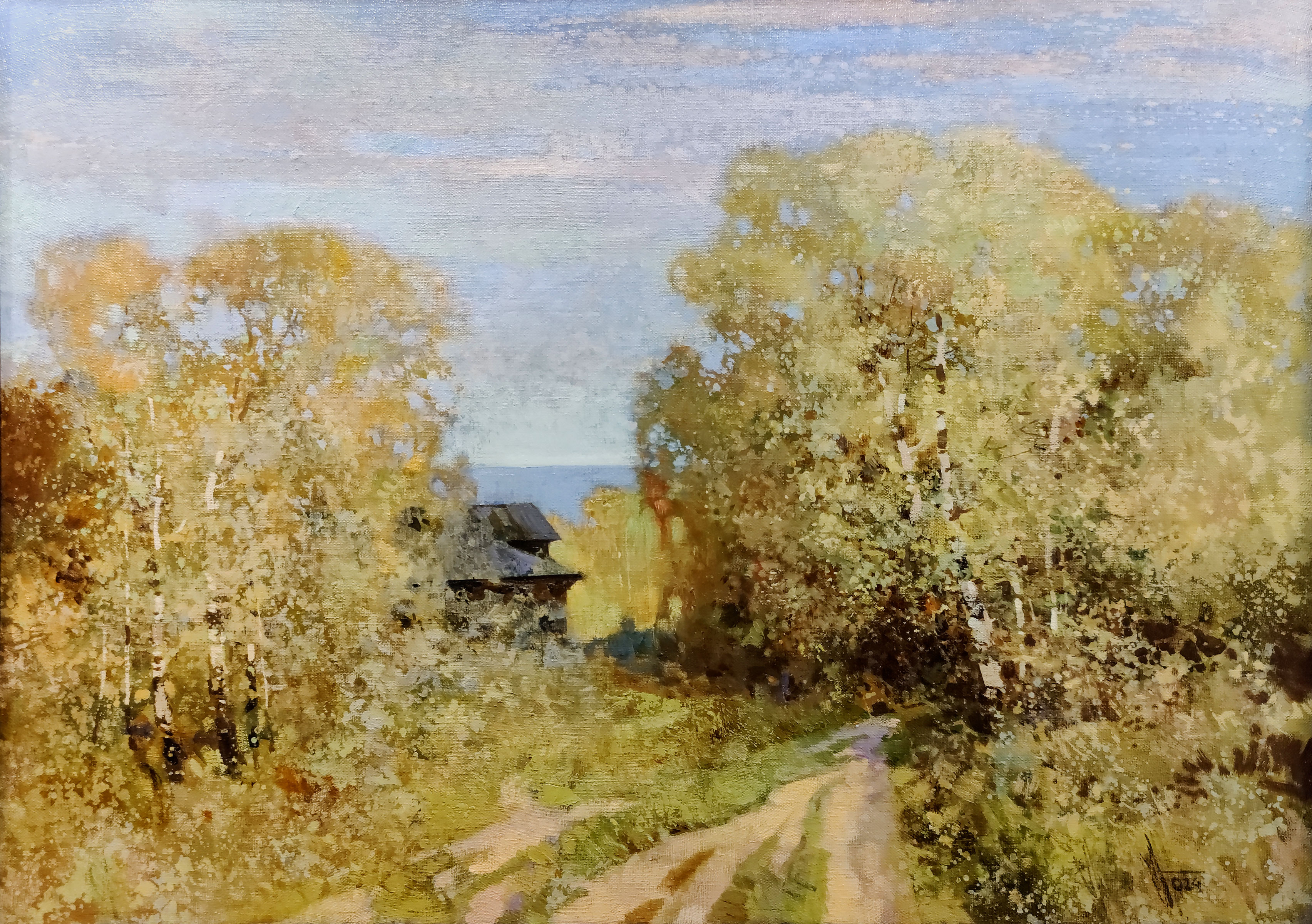 Небо осени - 1, Александр Савин, Купить картину Масло