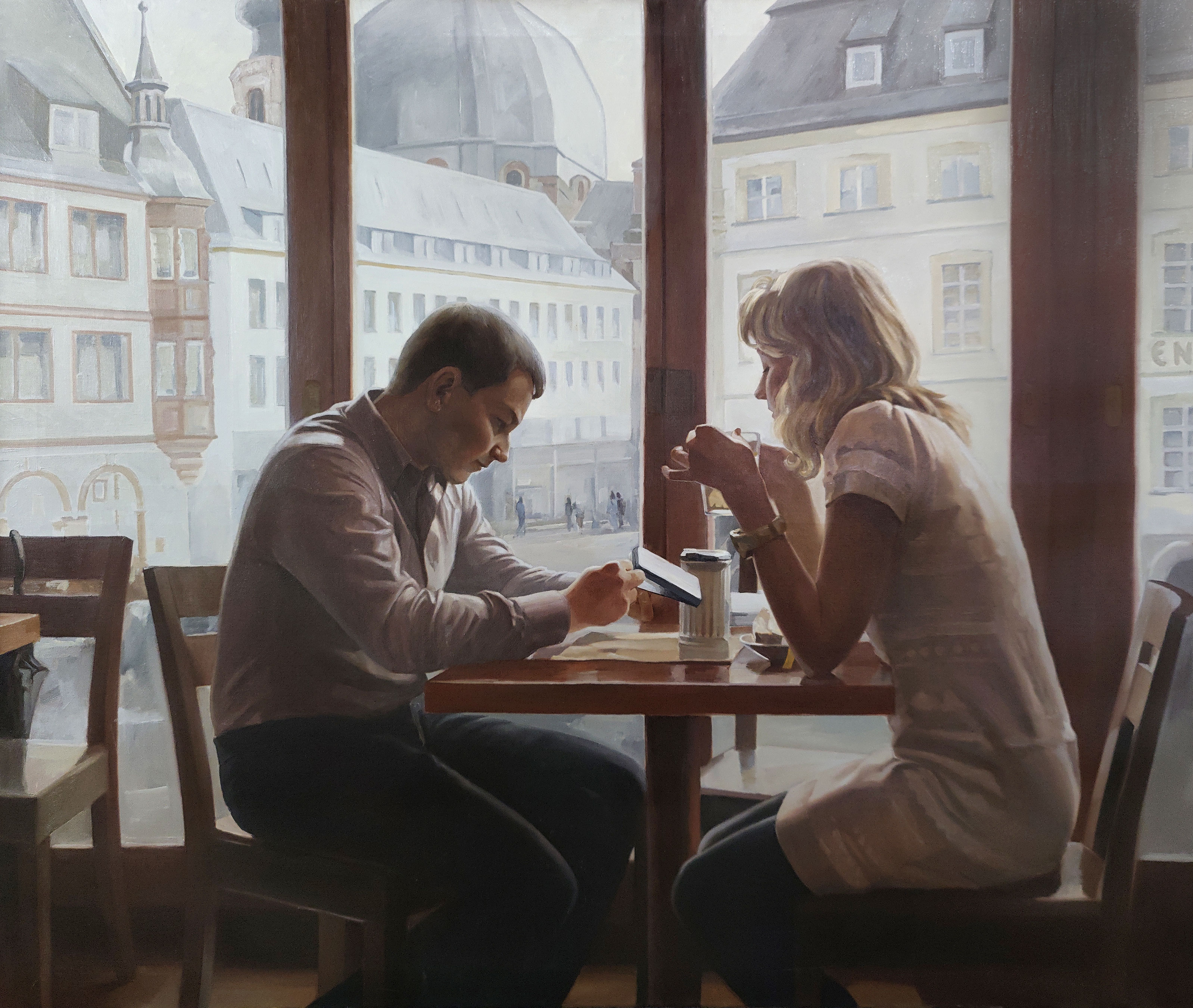 Старое кафе - 1, Николай Лагойда, Купить картину Масло