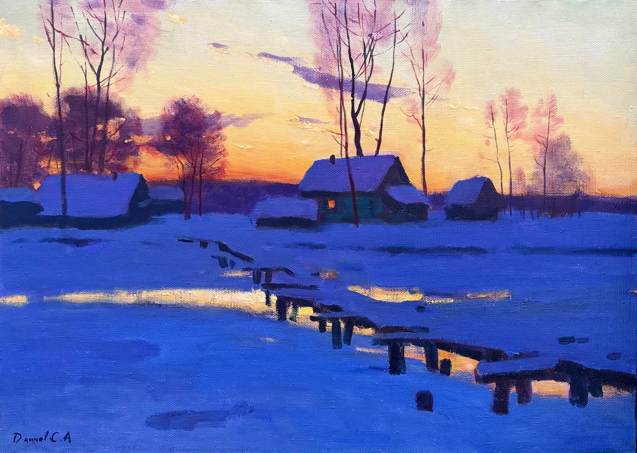 Старый мост - 1, Сергей Данчев, Купить картину Масло