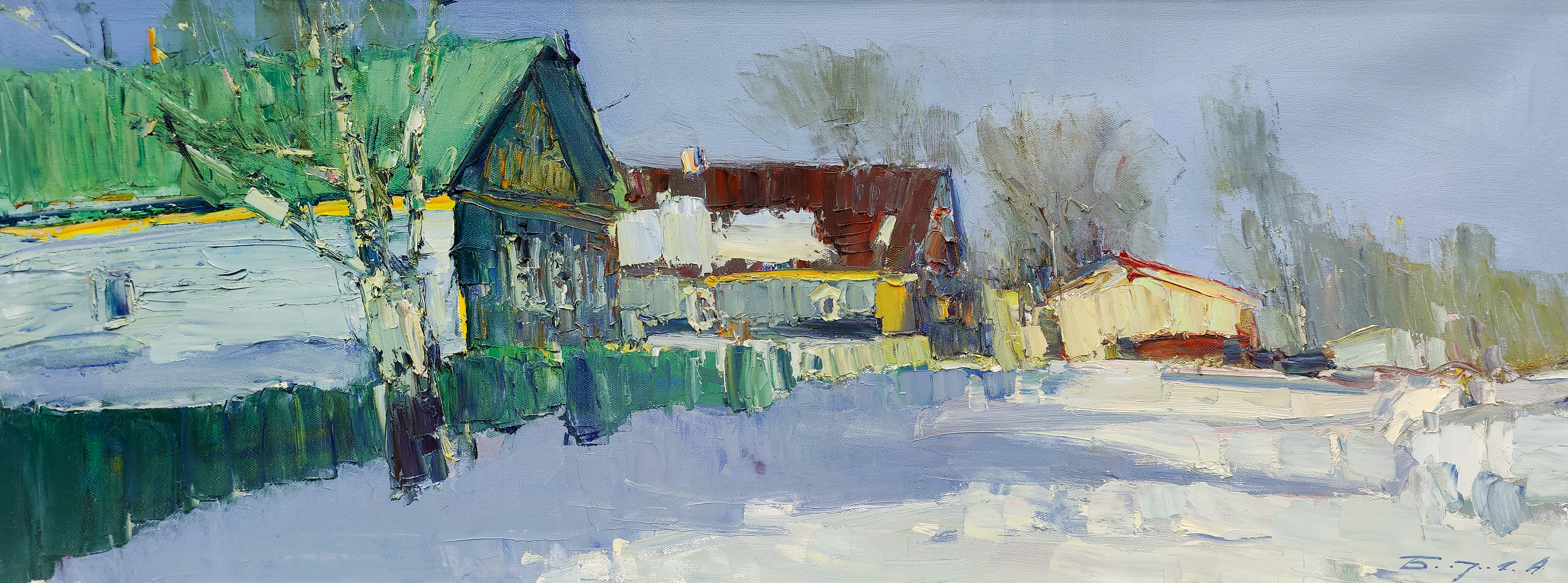 Вдоль по Вятской улице - 1, Александр Бобров, Купить картину Масло