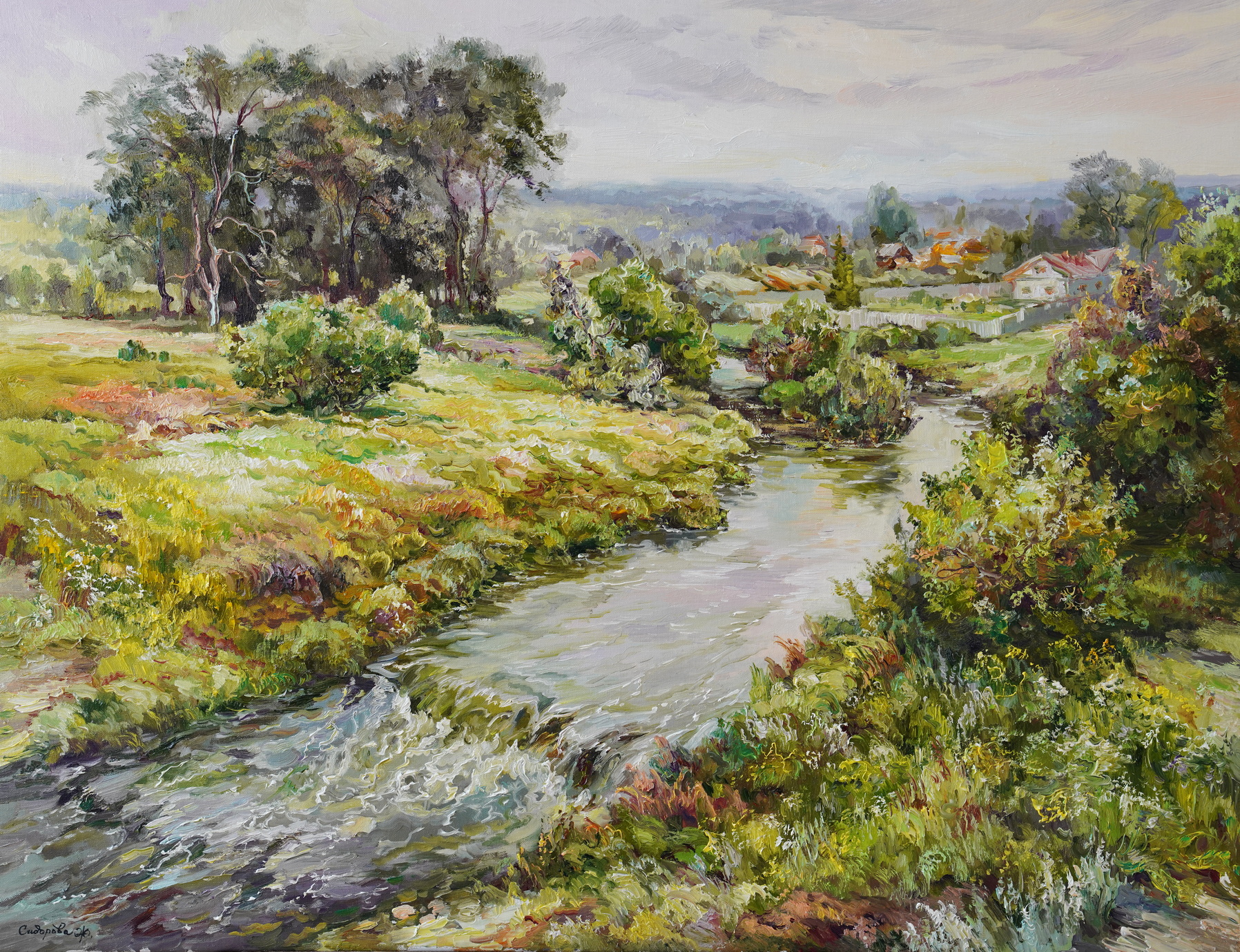 Ясный день на Брусянке - 1, Жанна Сидорова , Купить картину Масло