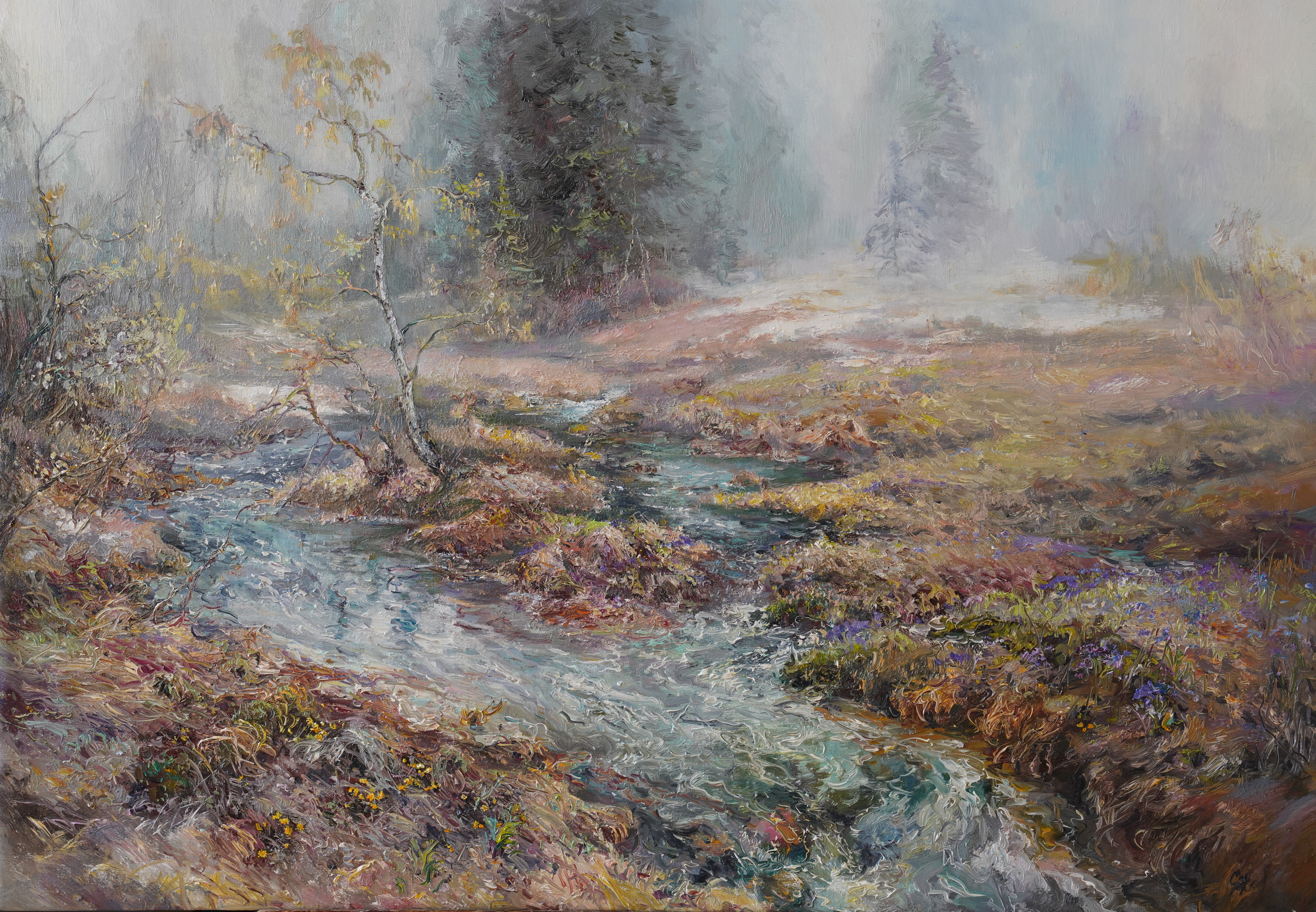 Журчат ручьи - 1, Жанна Сидорова , Купить картину Масло