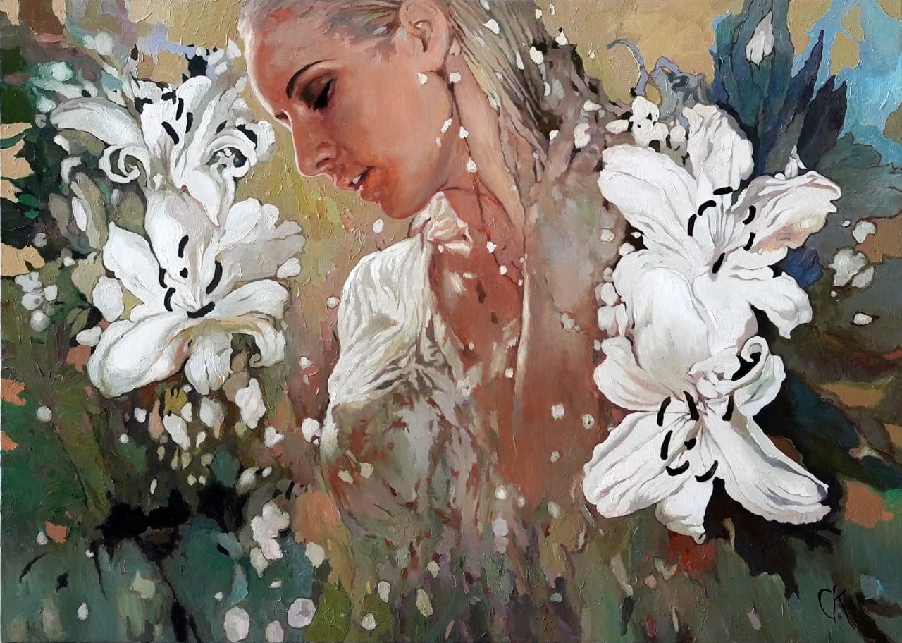 ЛИЛИЯ ДОЛИНЫ - 1, Станислав Крупп, Купить картину Масло