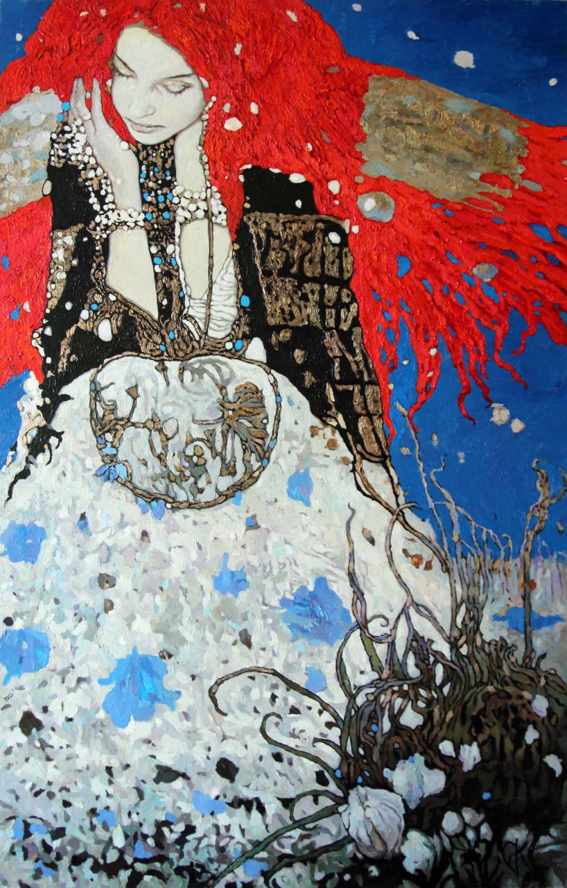 ПЕРВЫЙ СНЕГ - 1, Станислав Крупп, Купить картину Масло