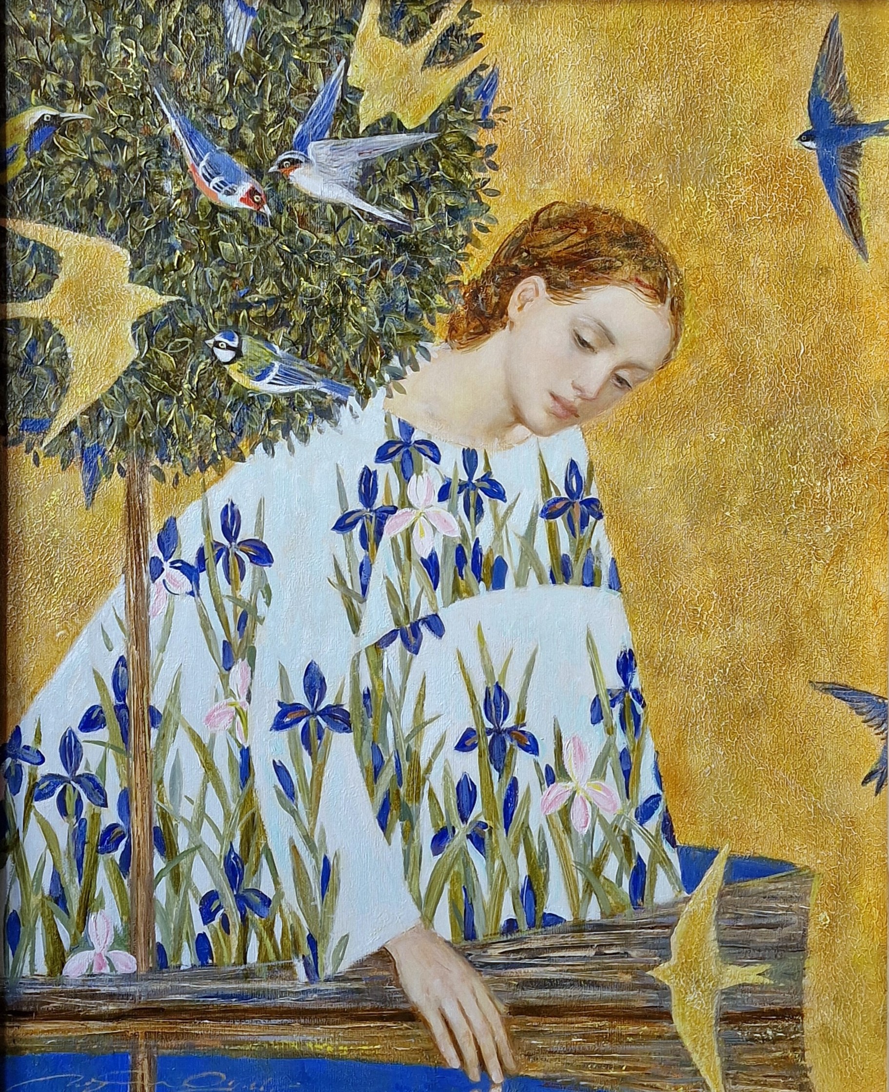 Ирисы - 1, Павел Покидышев , Купить картину Масло