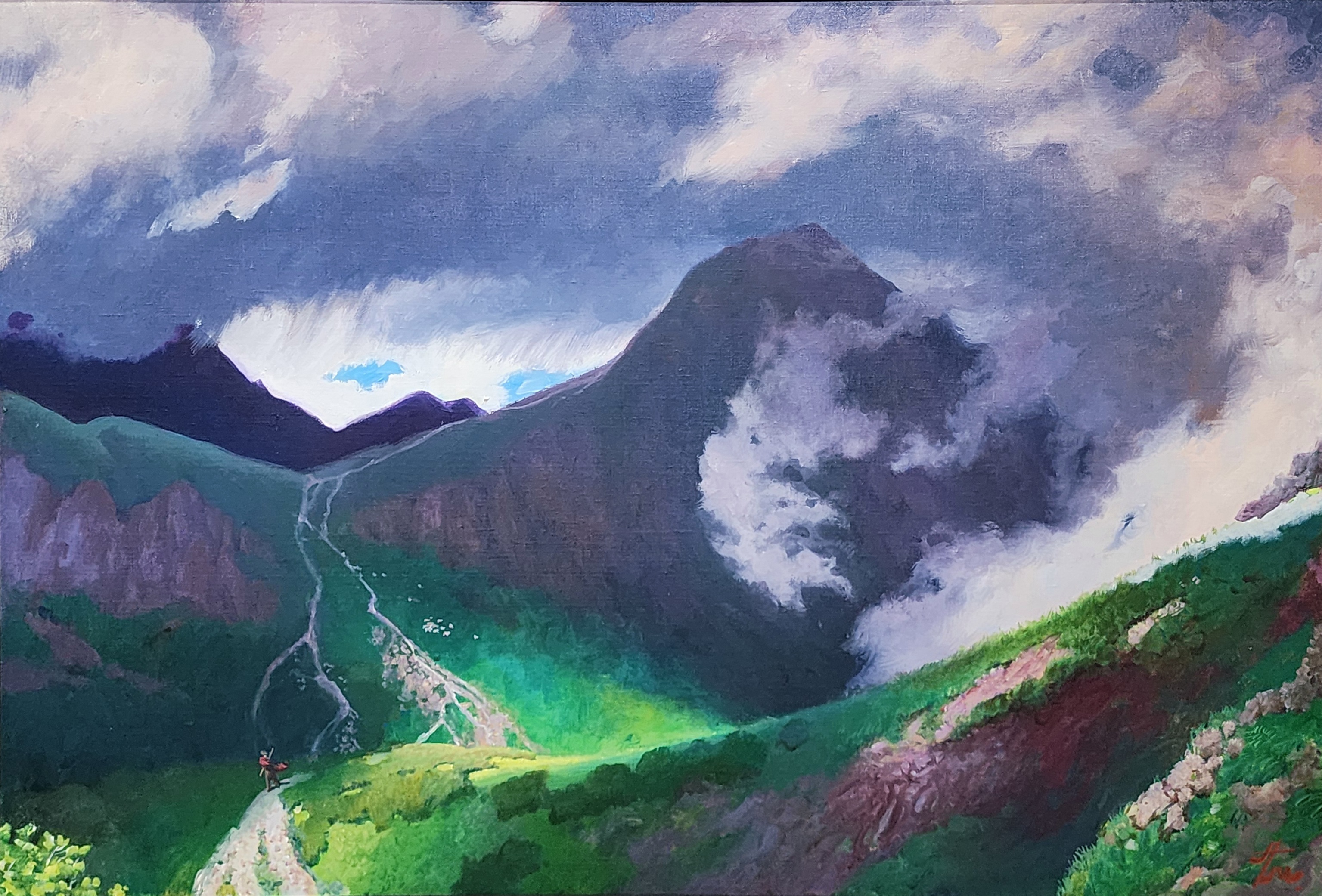 Горные тропы - 1, Антон Мелентьев, Купить картину Масло