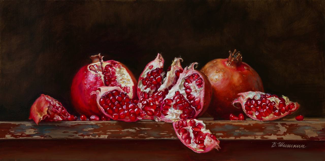Гранаты - 1, Валерий Шишкин , Купить картину Масло