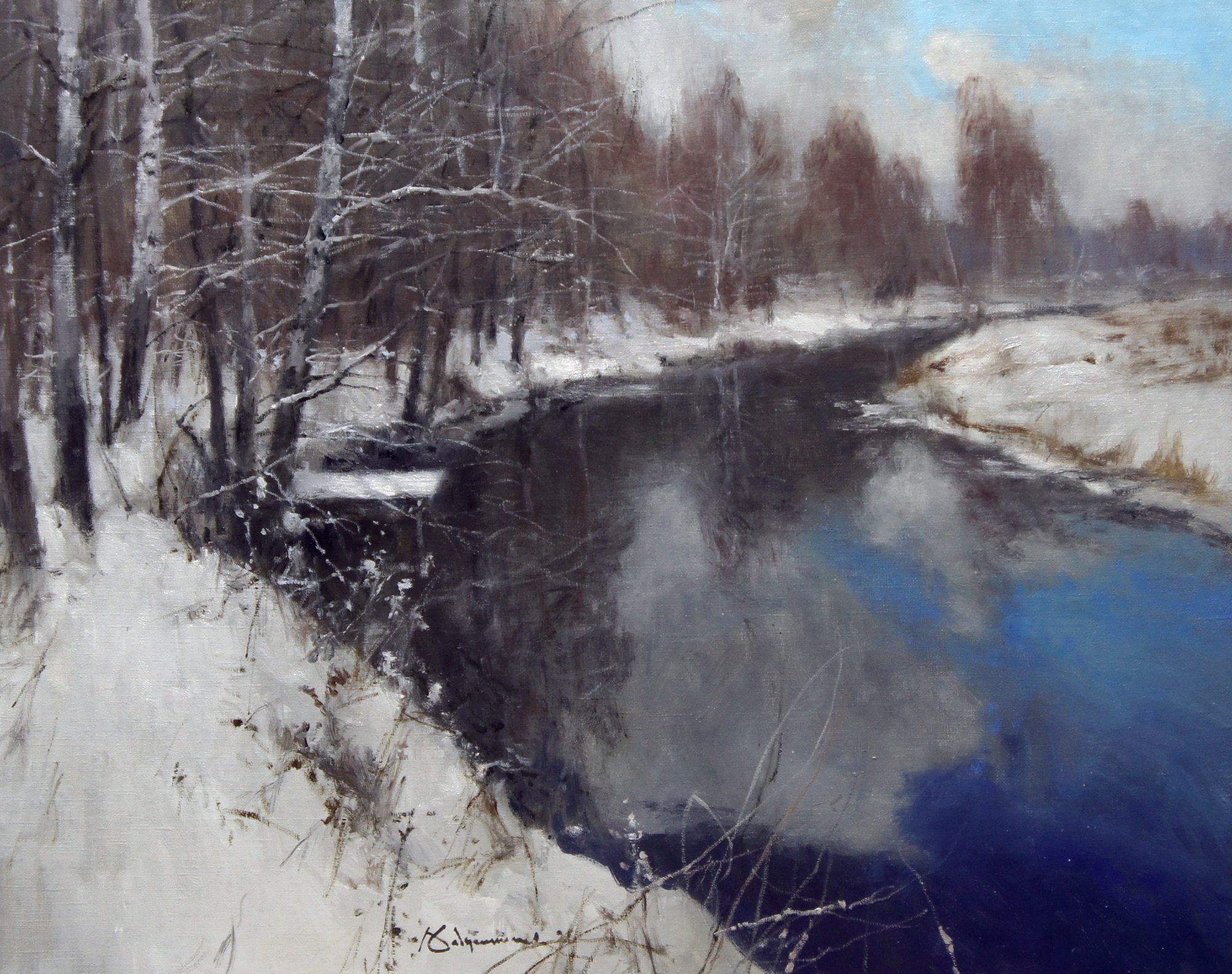 Зимка - 1, Алексей Савченко , Купить картину Масло