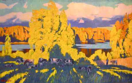 Вечер. Стадо