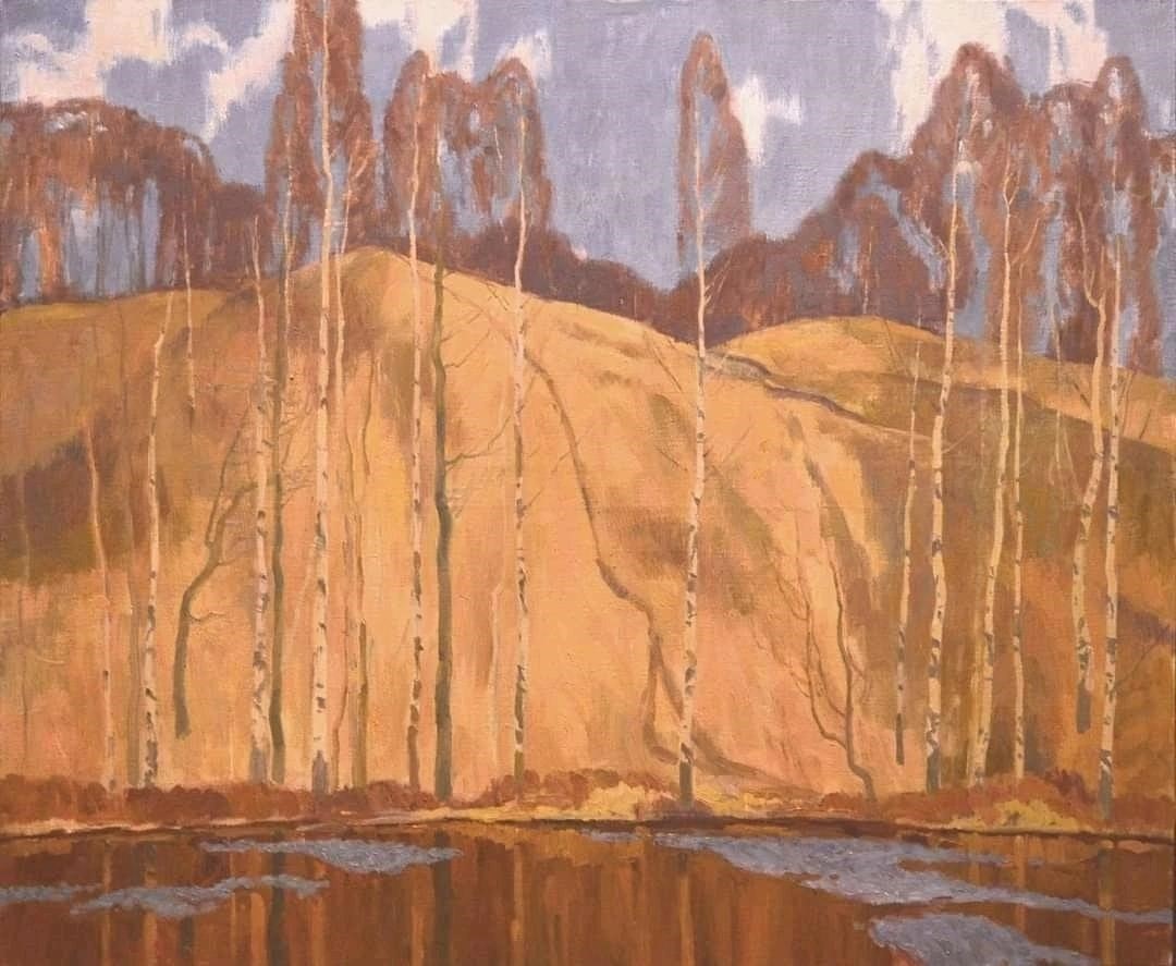 Весна на холмах. Парголово - 1, Козлов Илья, Купить картину Масло