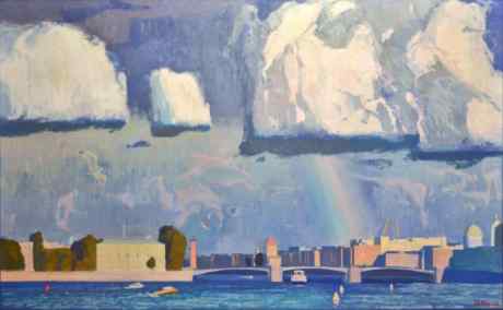 После дождя. Облака над Невой