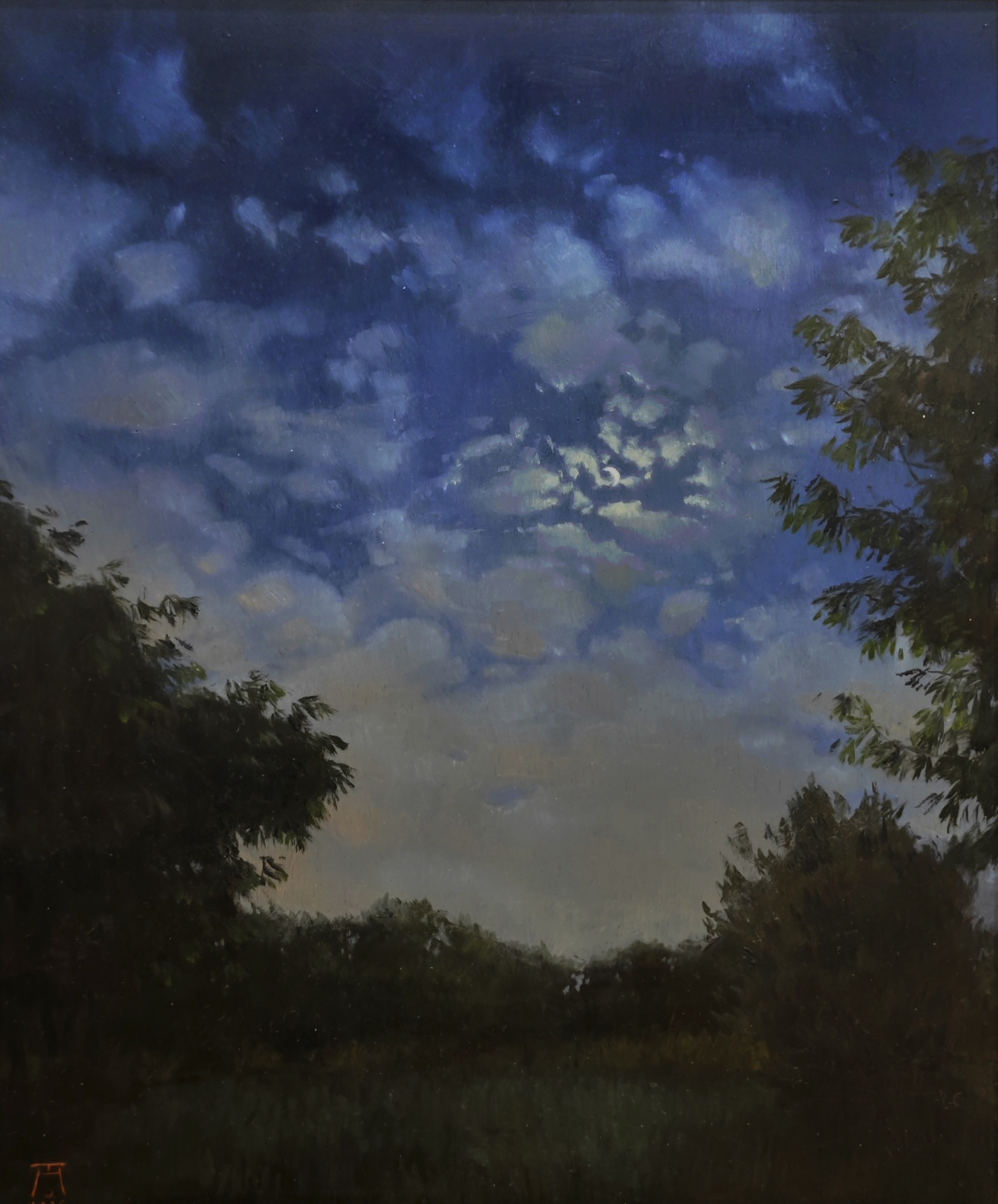 Растущий месяц - 1, Анастасия С. Тессина, Купить картину Масло