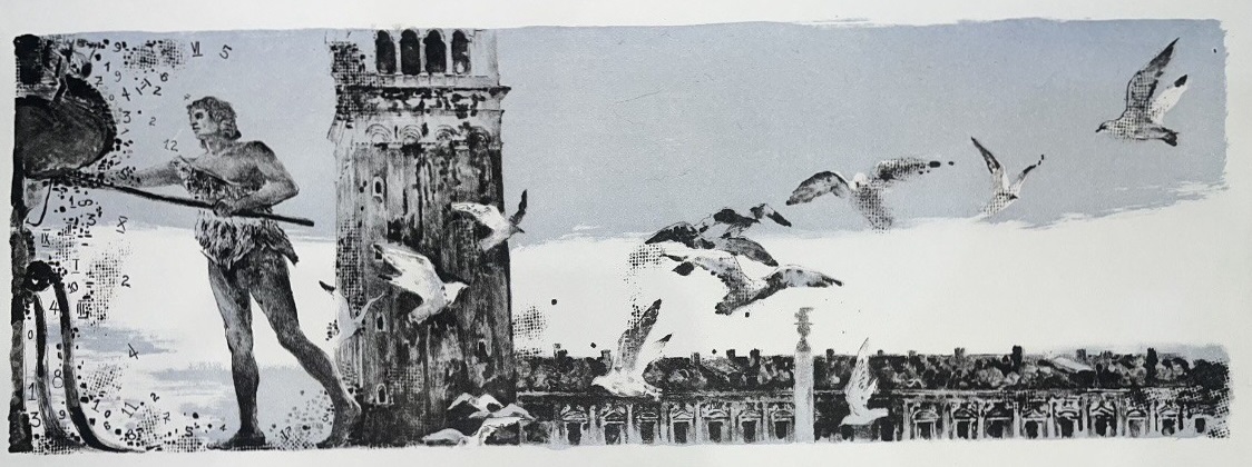 На часовой башне святого Марка. Лист II - 1, Ксения Аврамова, Купить картину Литография