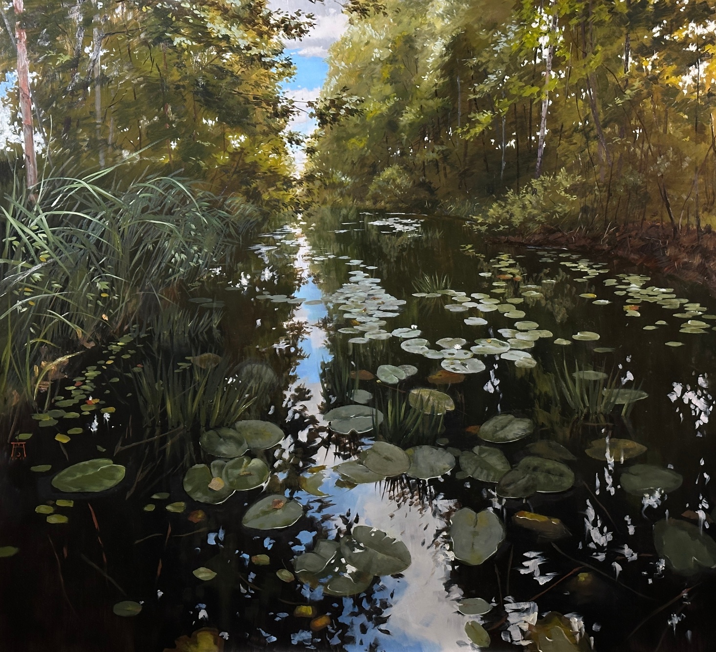 Кувшинки - 1, Анастасия С. Тессина, Купить картину Масло