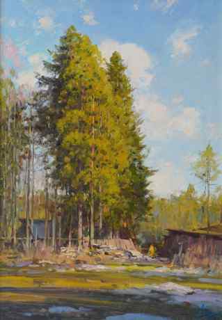 На краю леса