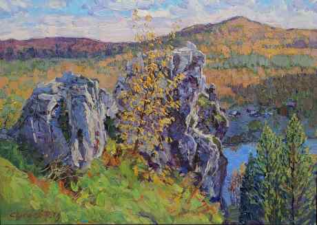 Золотая осень на Орловой горе