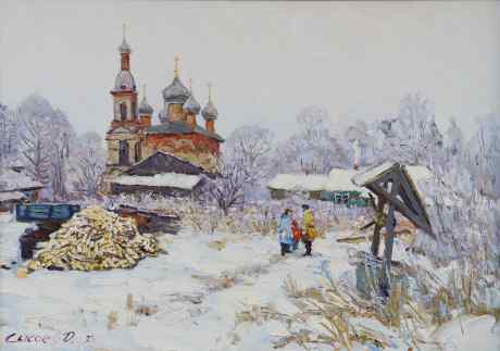 Морозный день в Климатино