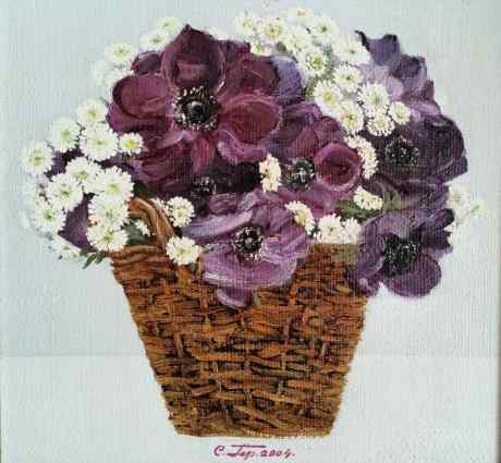 Фиолетовый букет