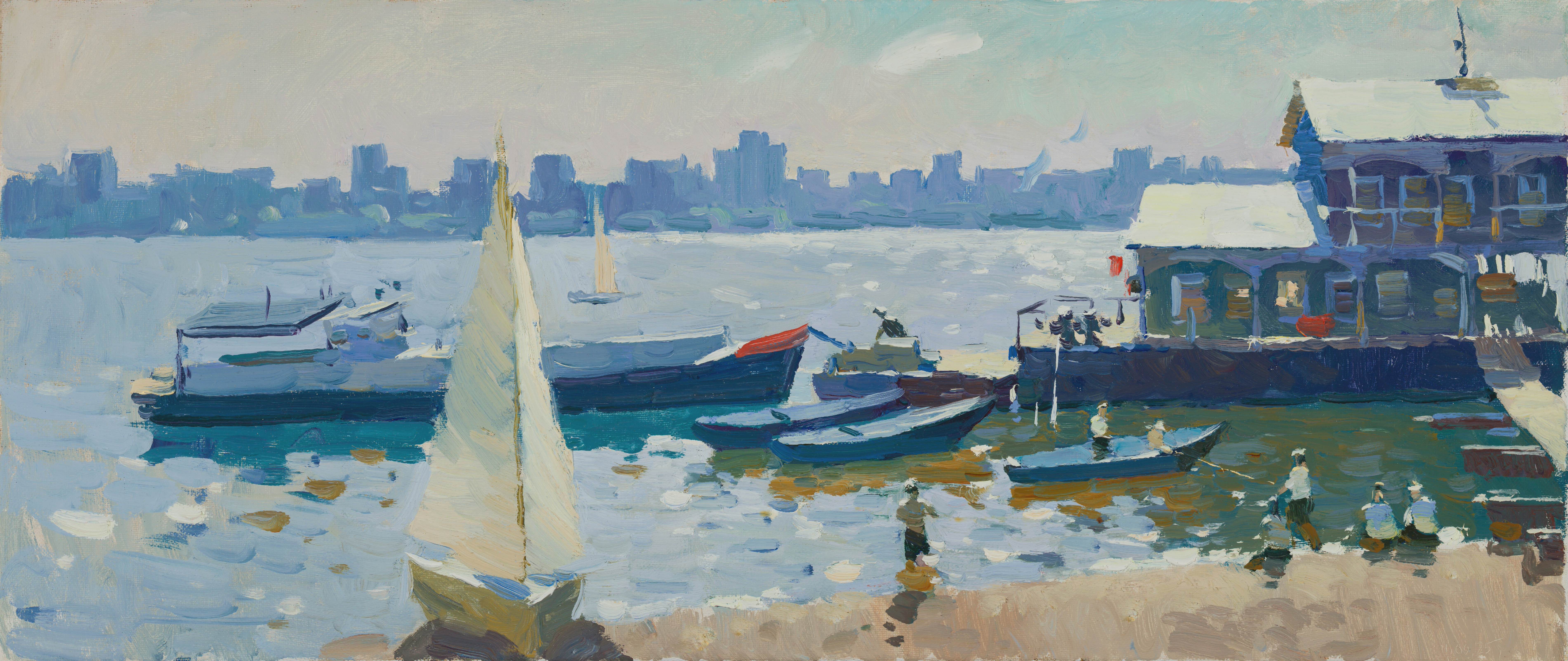 Утро на Волге - 1, Артем Тихонов, Купить картину Масло