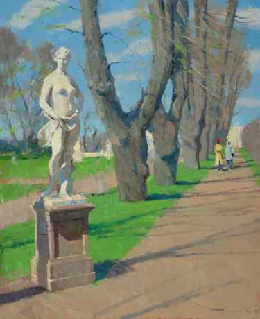 Первая зелень в Летнем саду